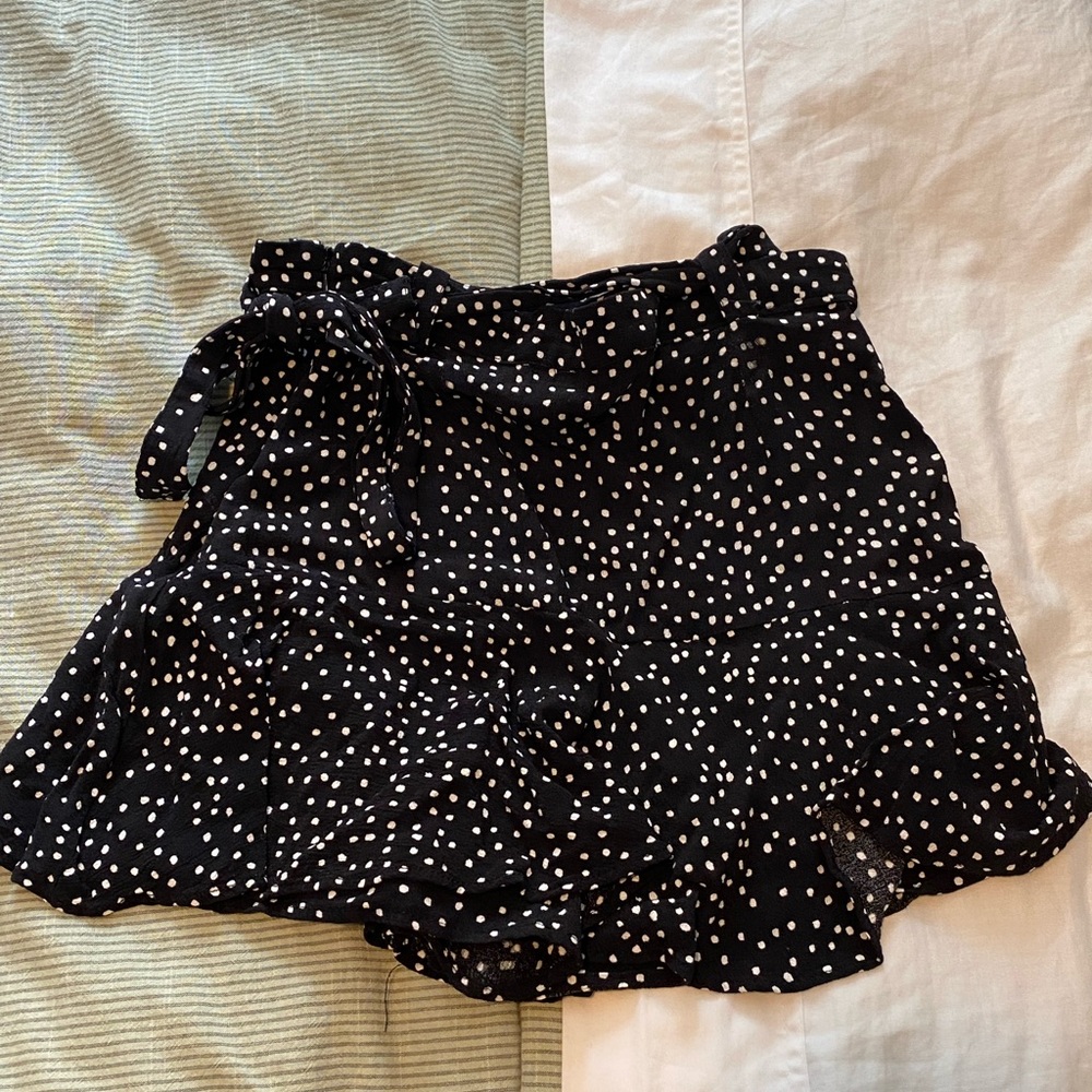 Polka dot skort